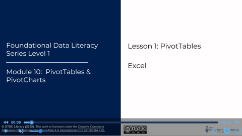 Excel - M10 - L01 PivotTables
