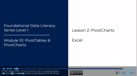 Excel - M10 - L02 PivotCharts