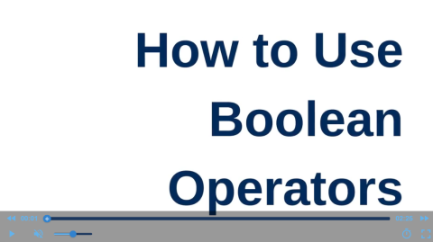 Library101 - Boolean Operators