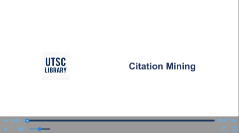 Library101 - Citation Mining