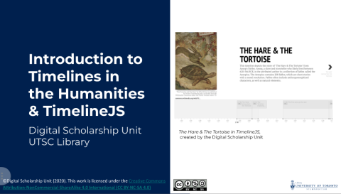 Introduction to Timelines in the Humanities and TimelineJS