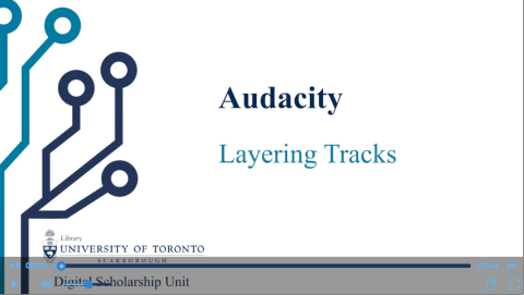 Audacity 06 - Layer Tracks