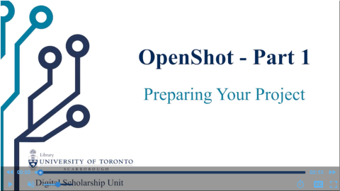 OpenShot 01 - Preparing Your Project