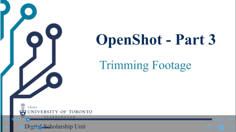 OpenShot 03 - Trimming Footage