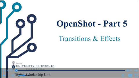 OpenShot 05 - Transitions & Effects