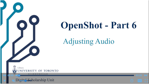 OpenShot 06 - Adjusting Audio