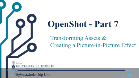 OpenShot 07 - Transforming Assets & Creating a Picture-in-Picture