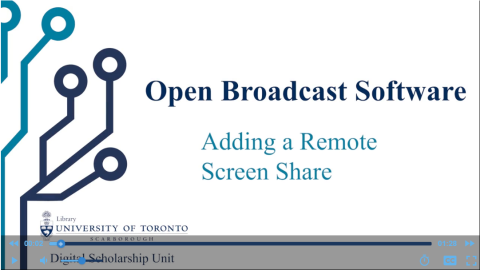 OBS Studio 09 - Adding a Remote Screen Share