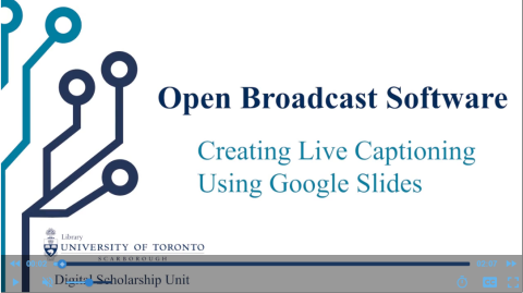 OBS Studio 10 - Creating Live Captioning Using Google Slides