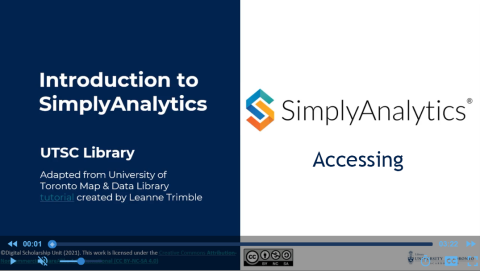 SimplyAnalytics 01 - Accessing SimplyAnalytics