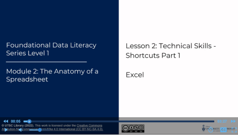 Excel - M02 - L02 - Technical Skills - Shortcuts 1