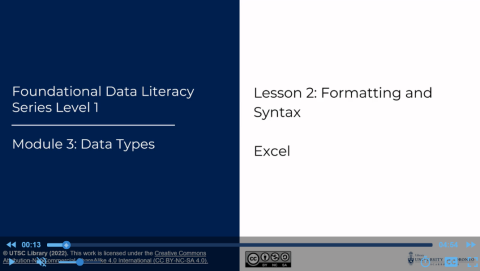 Excel - M03 - L02 - Formatting and Syntax