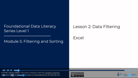 Excel - M05 - L02 Data Filtering