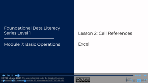 Excel - M07 - L02 Cell References